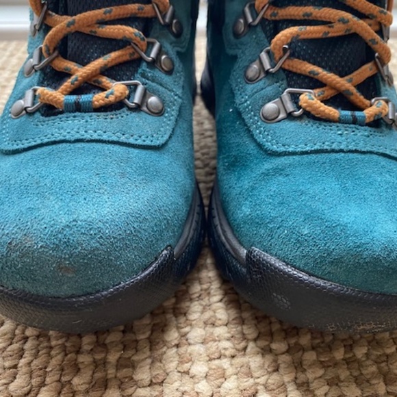 Columbia Newton Ridge Plus US 6 Waterproof Amped hiking shoes teal green - Picture 3 of 16